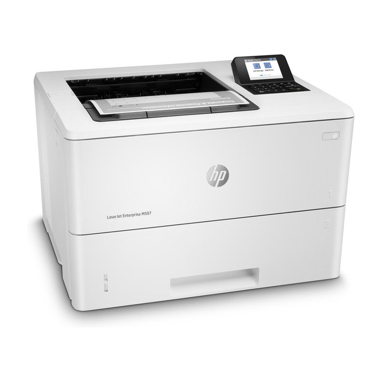 پرینتر اچ پی تک رنگ تک کاره با چاپ لیزری مدل LaserJet Enterprise M507dn، سایز چاپ A4، قابلیت چاپ دو رو، مجهز به پورتهای USB 2.0 و Ethernet